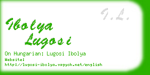 ibolya lugosi business card